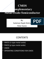 Cmos Complementary Metal-Oxide-Semiconductor: By: Sulaiman Rajab Shehu Peter Esene