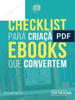 Checklist Criação de eBooks