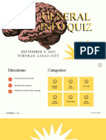 General Info Quiz