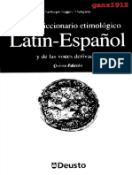 SEGURA MUNGUÍA, S. - Nuevo Diccionario Etimológico Latín-Español (Y de Las Voces Derivadas) (OCR) (Por Ganz1912)