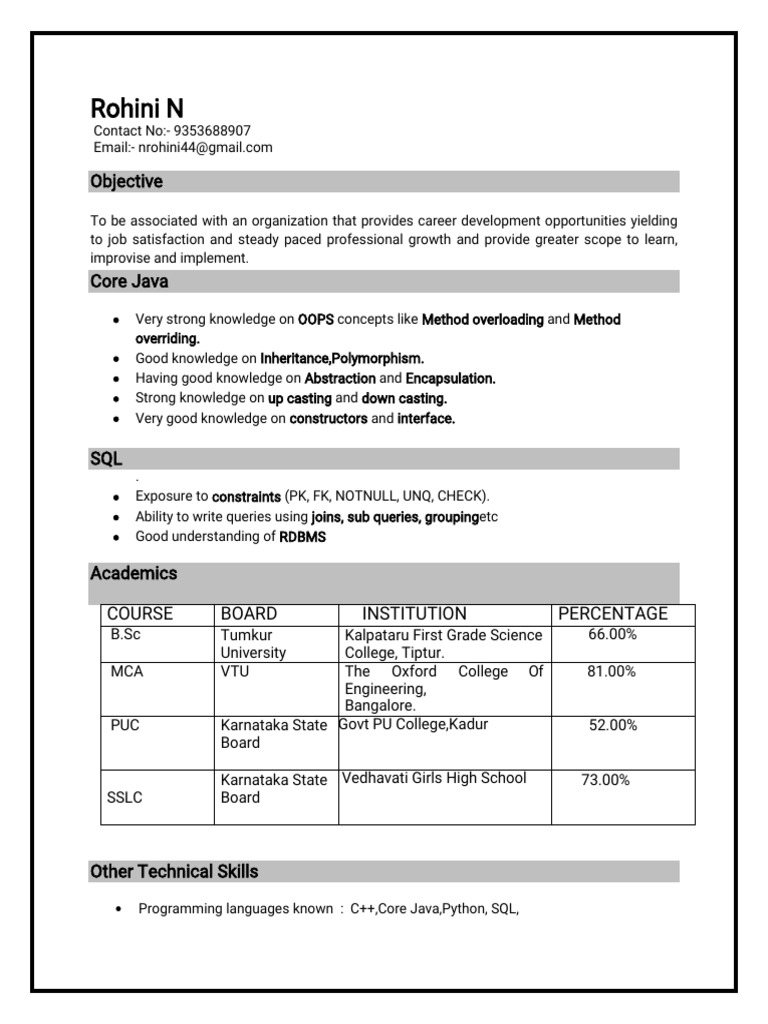 Rohini R | PDF