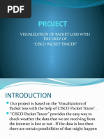 Project: Visualization of Packet Loss With The Help of "Cisco Packet Tracer"