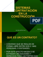 Sistemas de Contratación en La Construcción