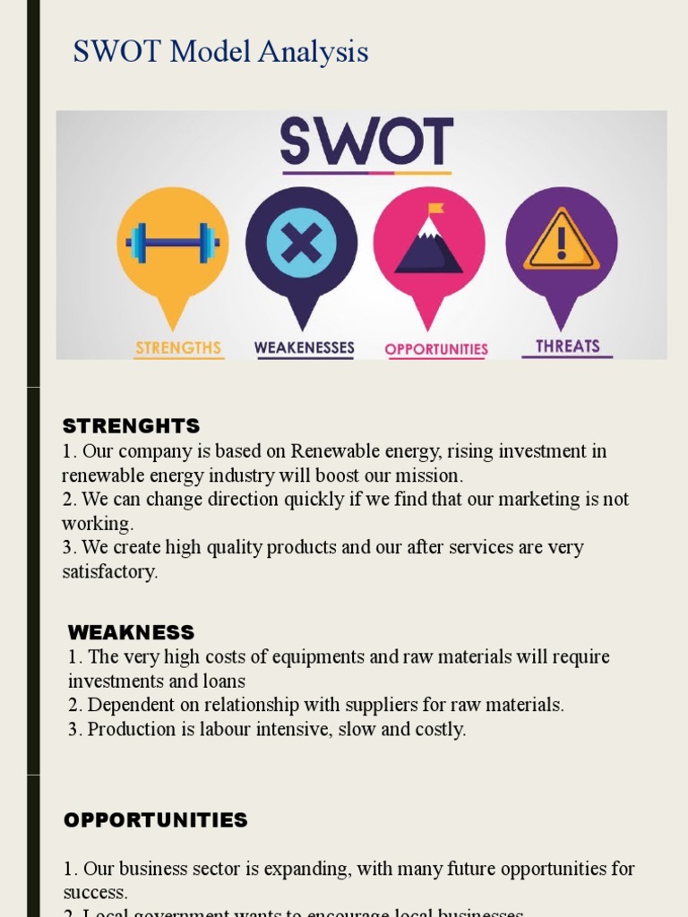 SWOT and PEST Model Analysis | PDF
