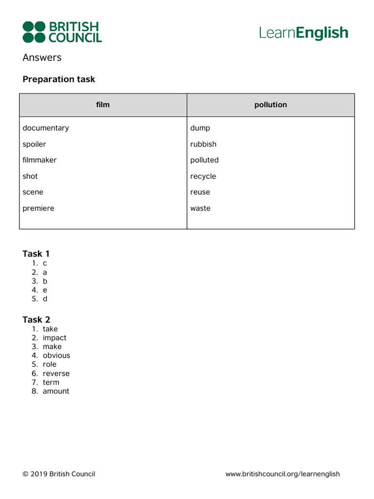 Teacher S A Plastic Ocean Key Answers PDF