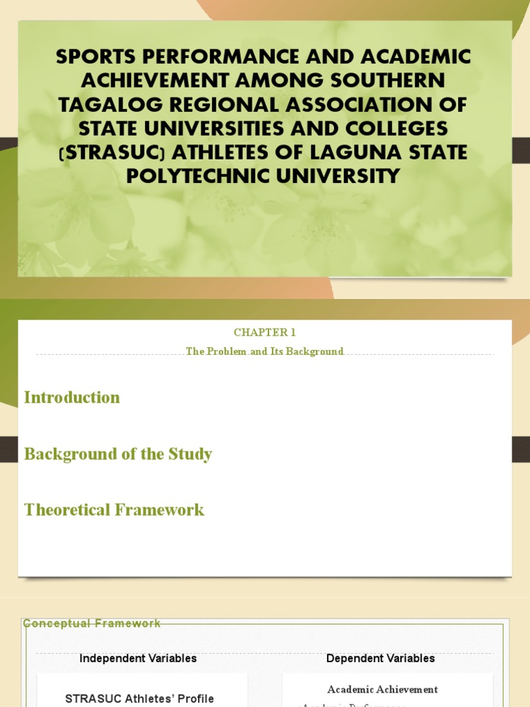 Sports Performance and Academic Achievement Among Southern Tagalog