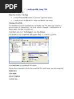 Lab-Project 11: Using FTK: What You Need For This Part