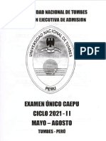 Examen 2021 - Ii - Caepu Único