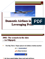 Domestic Airlines in India: Leveraging Price