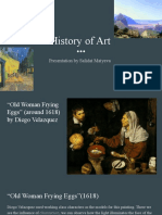 History of Art: Presentation by Salidat Matyeva