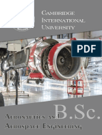 Aeronautics and Aerospace Engineering - BCH