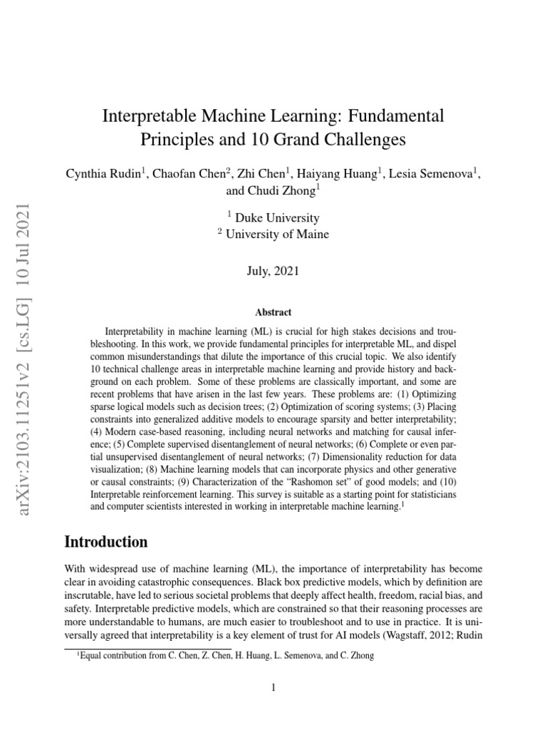 5.4 Decision Tree  Interpretable Machine Learning