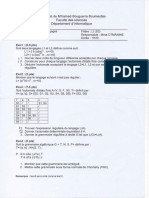 Examen Module TL Univ Boumerdes Promo 2015-2016