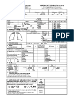 Certificate of Health (RS)