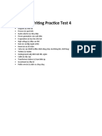 Writing Practice Test 4