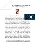 Artigo. CALADO, Luciana. Saboreando o Saber - A Aventura Intelectual de Christine de Pizan No Seu "Caminho de Longo Estudo"