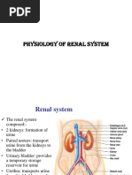 Overview of Renal Physiology Functions | PDF | Kidney | Urinary System