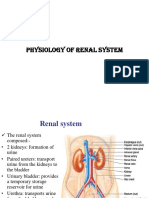 Physiology OF Renal SYSTEM