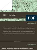 04 - IM331 - Custo Logistico