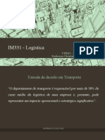 08 - IM331 - Decisoes em TRP e Desempenho Logistico