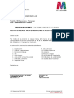 Formato Carta Radicado Informes