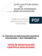 Tipos de Investigacion