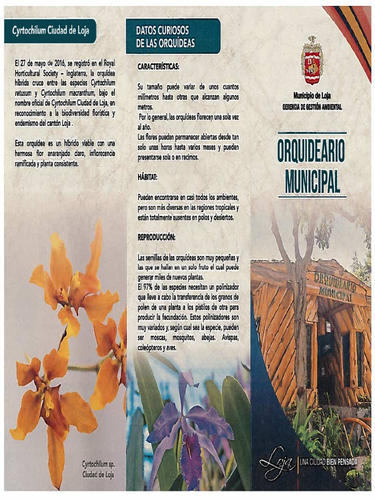 Orquideario | PDF | Orchidaceae | Jardinería