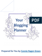 2019 Blog Planner