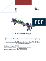 (2012) (Création D'une IHM en Labview Pour Le Pilotage. Rapport de Stage. Des Caméras Du PHotoInjecteur Du LAL (PHIL) ) Etudiant Songkai SONG