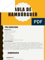 Aula de Hambúrguer