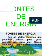 FONTES DE ENERGIA- SLIDES