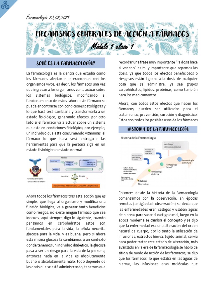 Cuanto Tarda Una Capsula En Disolverse En El Estomago Modulo 1 Farmacología General - Apuntes de Enfermería | PDF | Farmacología  | Medicamentos con receta