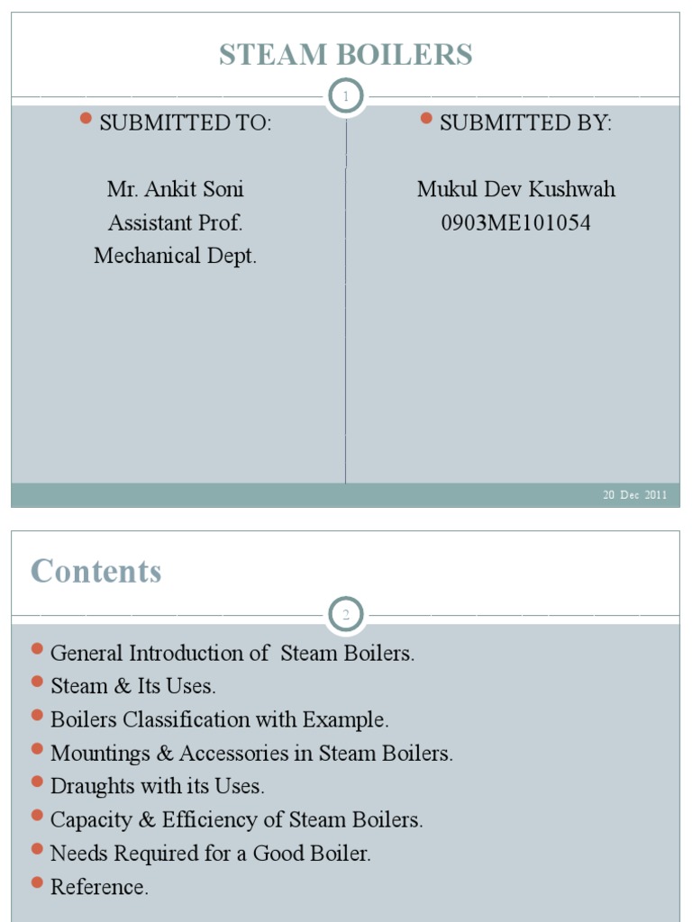 Comprehensive Guide to Steam Boilers | PDF | Boiler | Steam