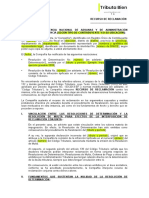 Reclamo contra resoluciones de determinación y multa por tributo periodo