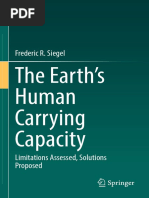 The Earth S Humans Carrying Capacity