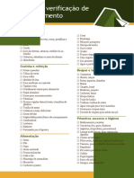 Lista de Verificação de Acampamento - 0