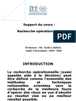Support Du Cours RO TL2020 (1)
