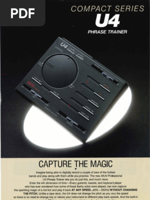Akai Phrase Trainer Produktblad | PDF