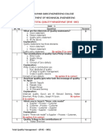 UNIT - 1 TQM Objetive Questions