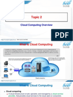 Topic 2: Cloud Computing Overview