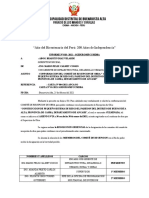 Informe 18 Comite Recepcion Paredon