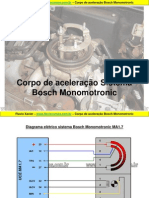 Corpo aceleração Bosch Monomotronic