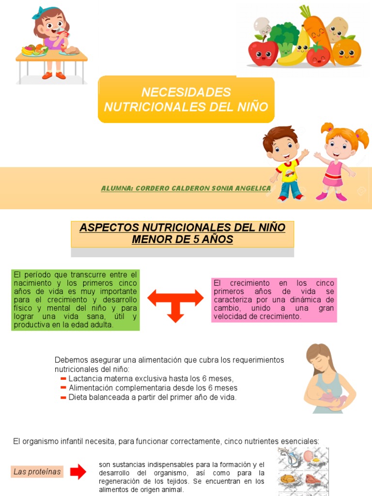 Nutrición Infantil: Claves y Recomendaciones | PDF | Nutrición | Dieta ...