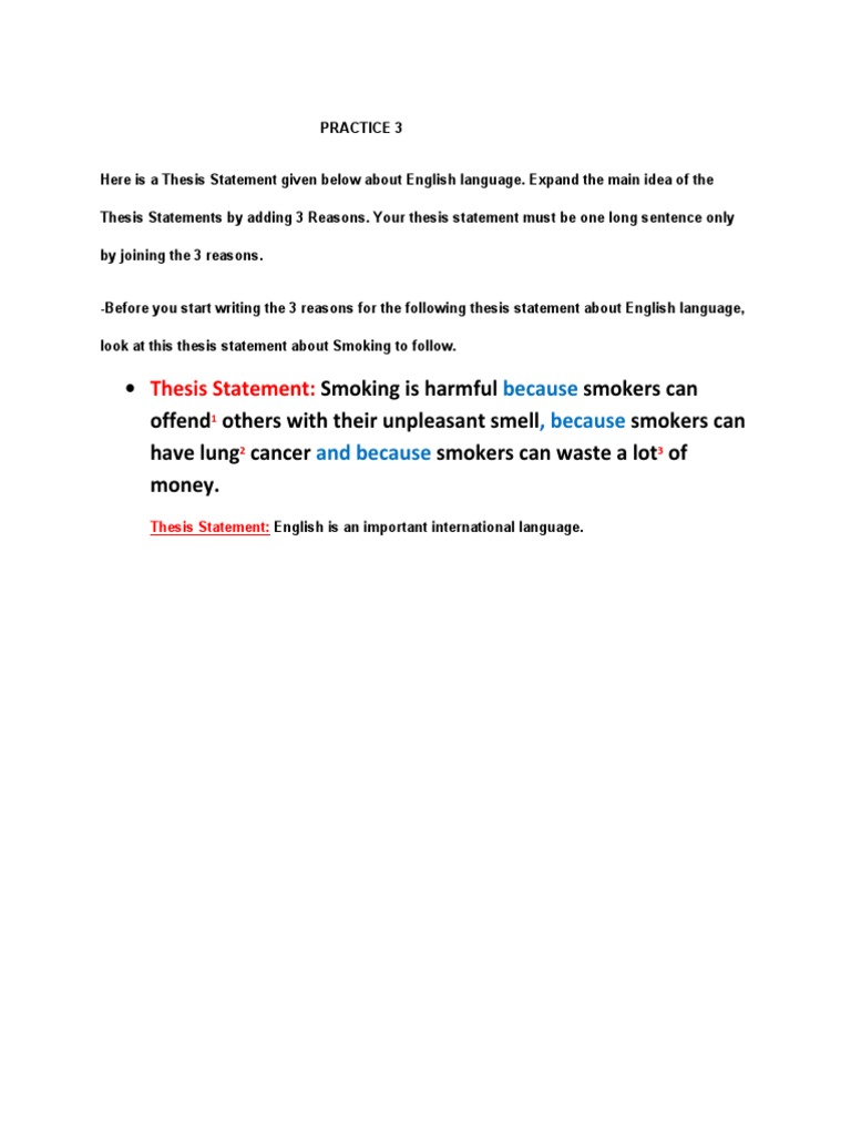 Expanding Thesis Statements on English | PDF | Self-Improvement