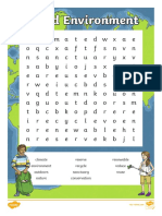 World Environment Word Search