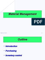 Chapter Four Material Management