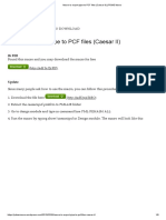 Macro To Export Pipe To PCF Files (Caesar II) - PDMS Macro