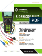 Sidekick Plus: Cable Maintenance Test Set