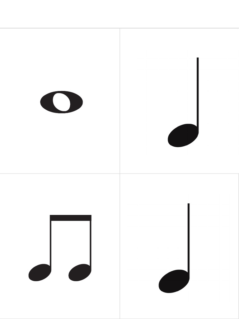 Figuras Musicales para Imprimir 3 | PDF