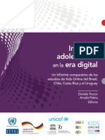 Infancia y Adolescencia en La Era Digital (Trucco, 2020)